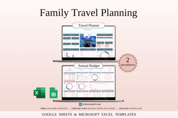 Download Family Travel Planning for Google Sheets - Sheets Collection