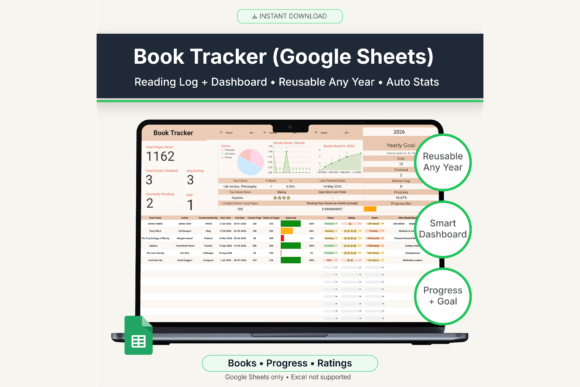 Download Book Tracker Google Sheets Template - Sheets Collection