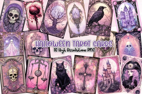 Download Halloween Tarot Cards Clipart PNG - Premium Resources