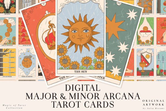 Download Tarot Cards Major Minor Arcana Planner - Premium Resources