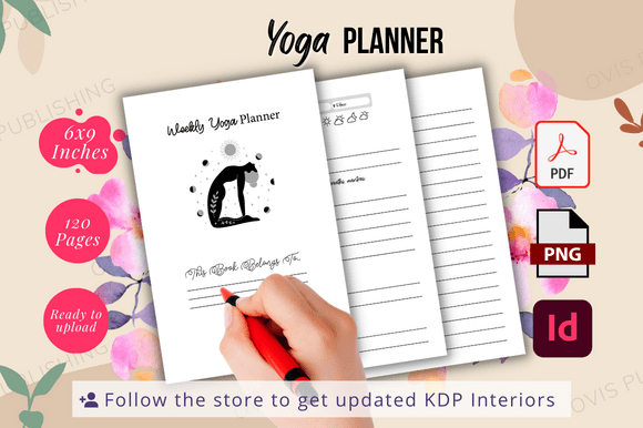 Download Daily Yoga Planner - Ready to Upload - Ready to upload Collection
